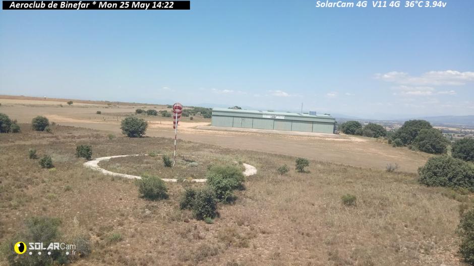 Webcam Aeroclub de Binefar es - solarcam.fr