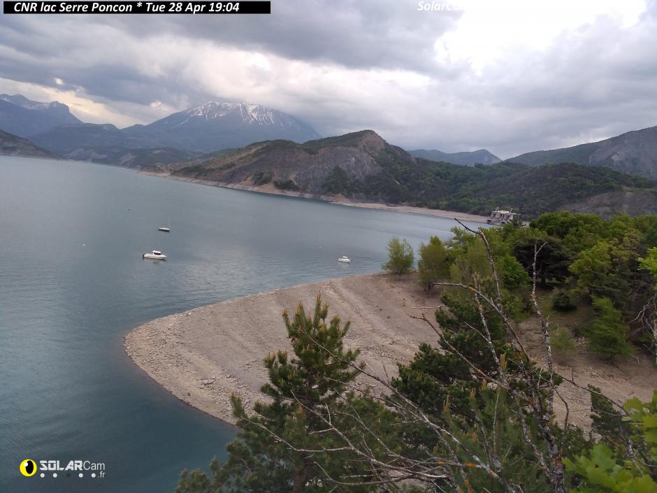 Webcam CNR lac Serre Poncon fr - solarcam.fr