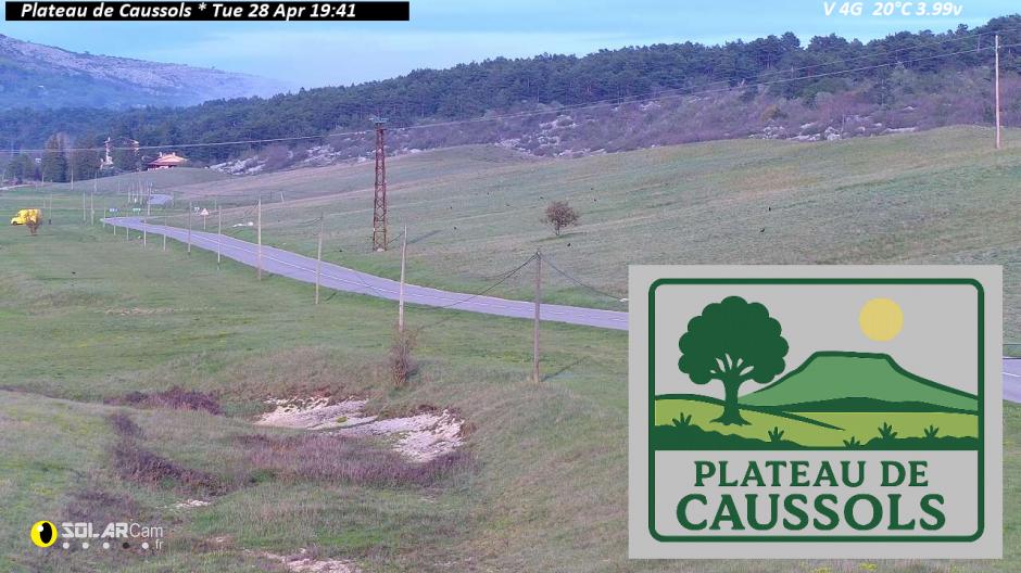 Webcam Plateau de Caussols fr - solarcam.fr