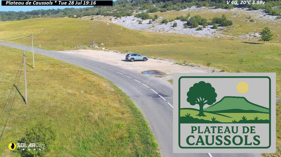 Webcam Plateau de Caussols fr - solarcam.fr