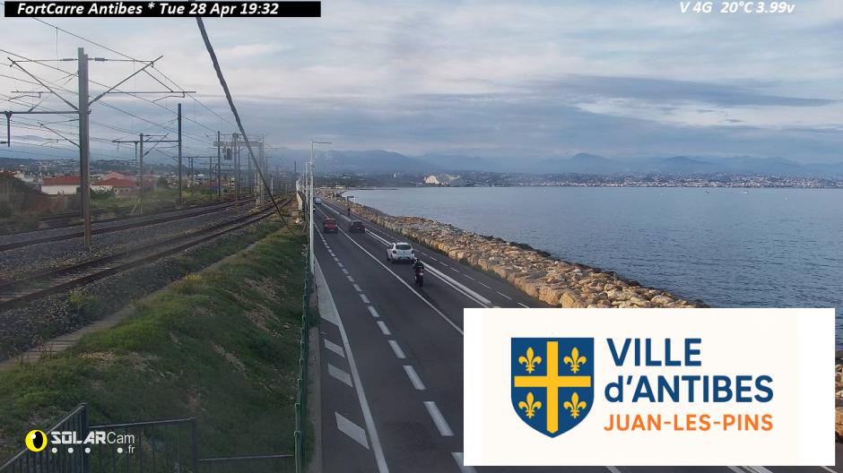Webcam FortCarre Antibes fr - solarcam.fr