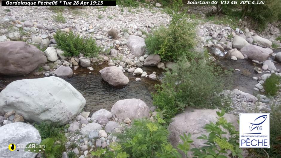 Webcam Gordolasque Pêche06 fr - solarcam.fr