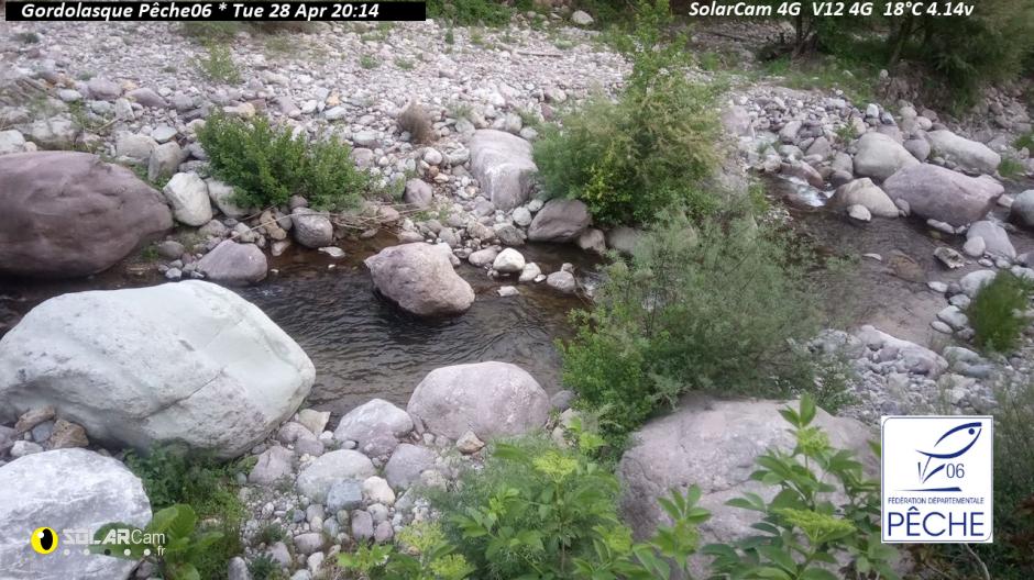 Webcam Gordolasque Pêche06 fr - solarcam.fr