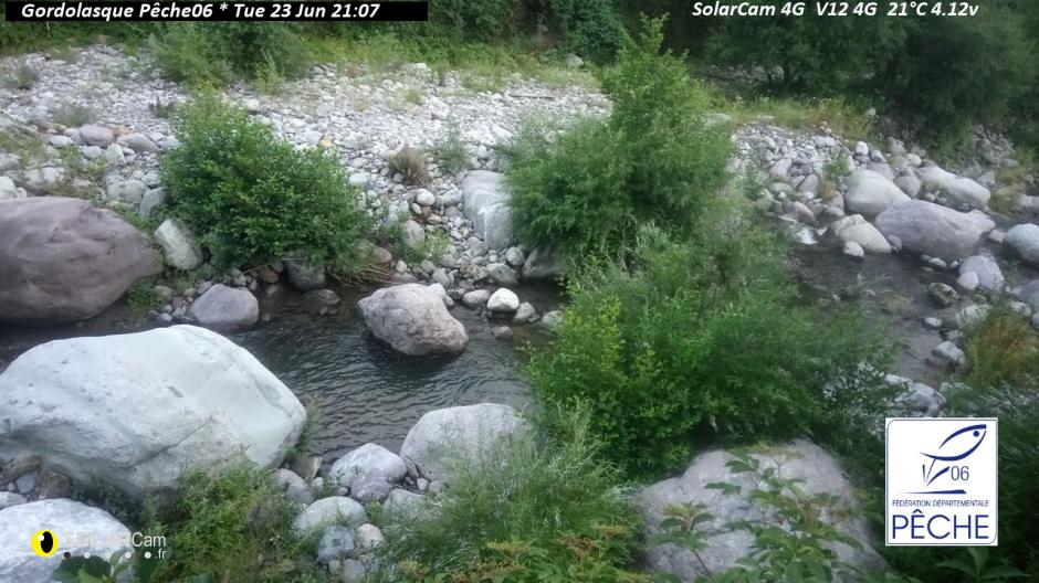 Webcam Gordolasque Pêche06 fr - solarcam.fr