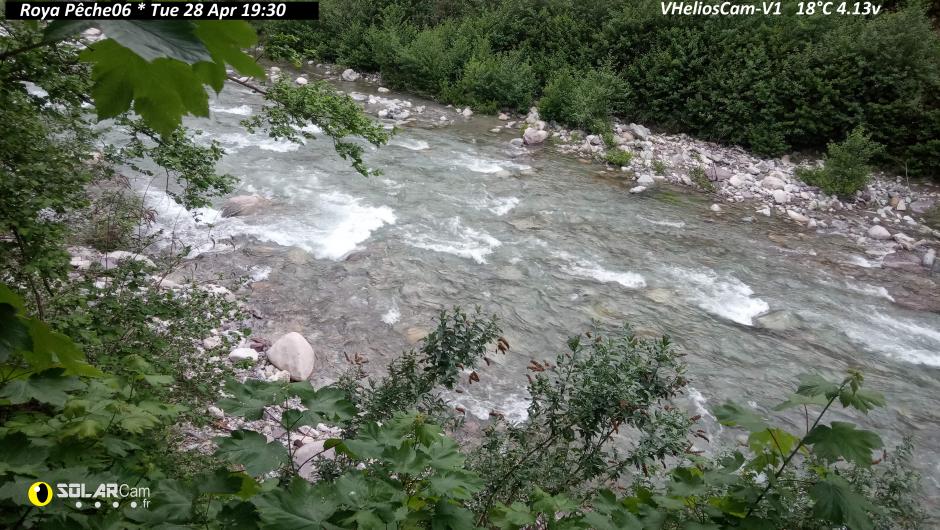  Webcam Roya Pêche06 fr - solarcam.fr