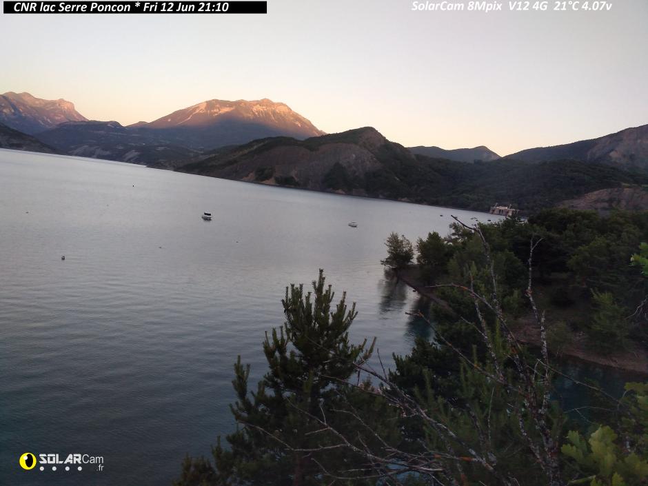 Webcam CNR lac Serre Poncon fr - solarcam.fr