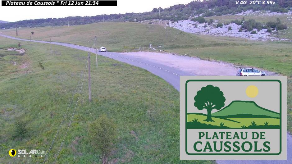 Webcam Plateau de Caussols fr - solarcam.fr