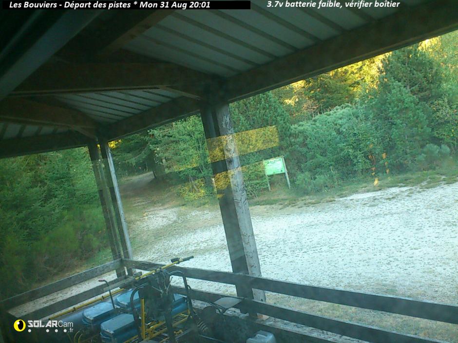 Webcam Les Bouviers - Départ des pistes fr - solarcam.fr