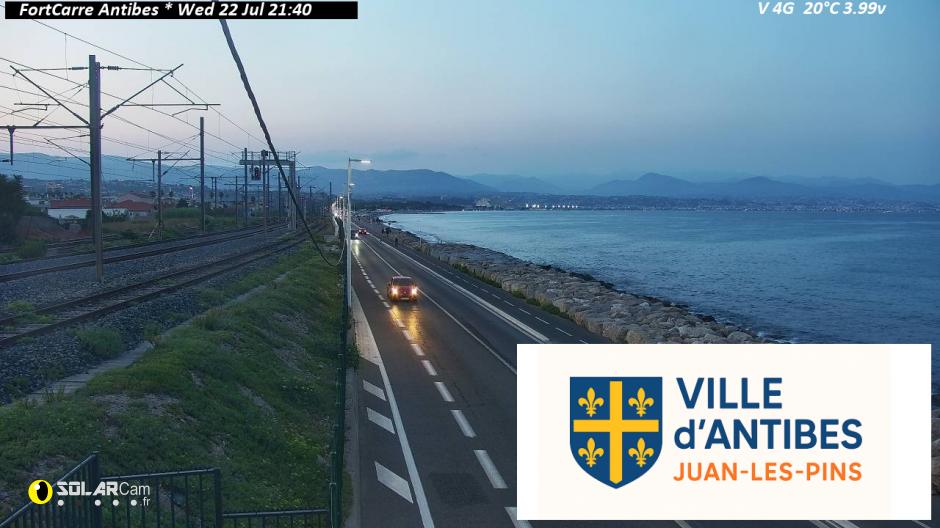 Webcam FortCarre Antibes fr - solarcam.fr