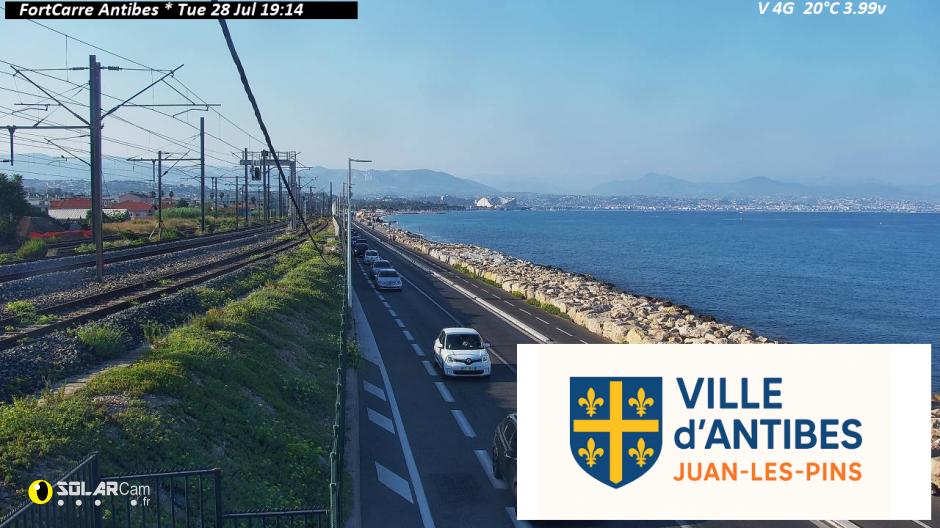 Webcam FortCarre Antibes fr - solarcam.fr