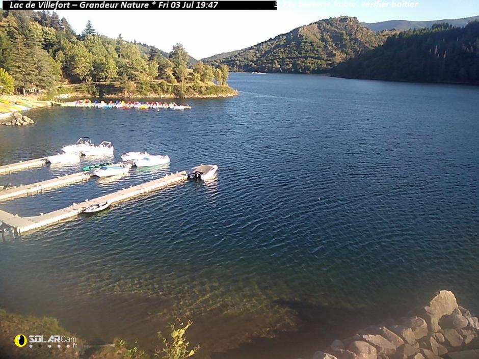 Webcam Lac de Villefort – Grandeur Nature fr - solarcam.fr