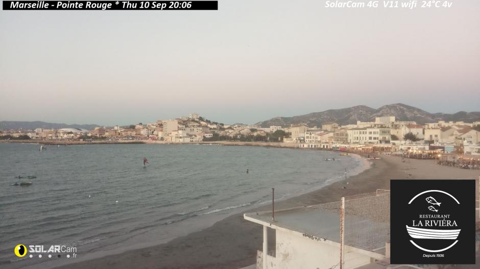 Webcam Marseille - Pointe Rouge fr - solarcam.fr