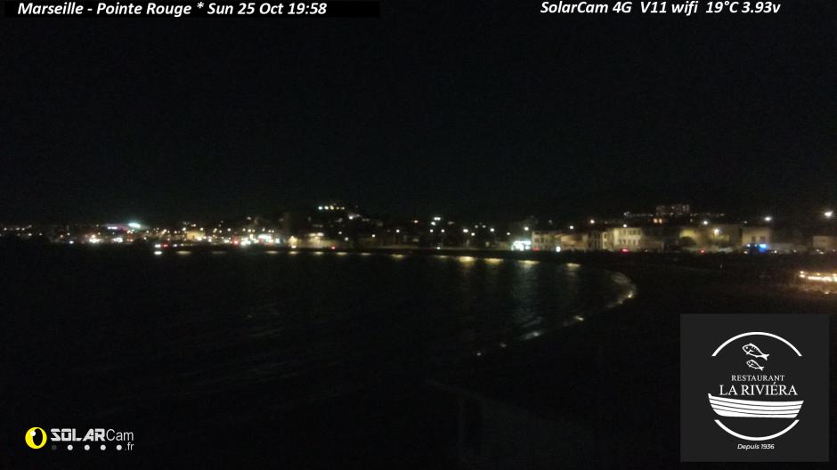 Webcam Marseille - Pointe Rouge fr - solarcam.fr