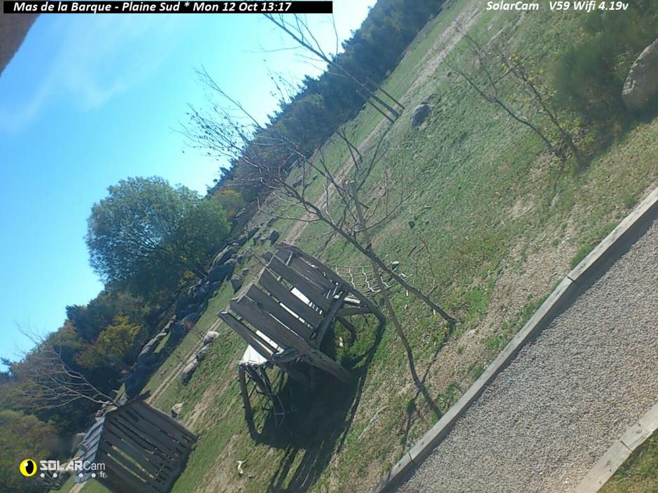 Webcam Mas de la Barque - Plaine Sud fr - solarcam.fr