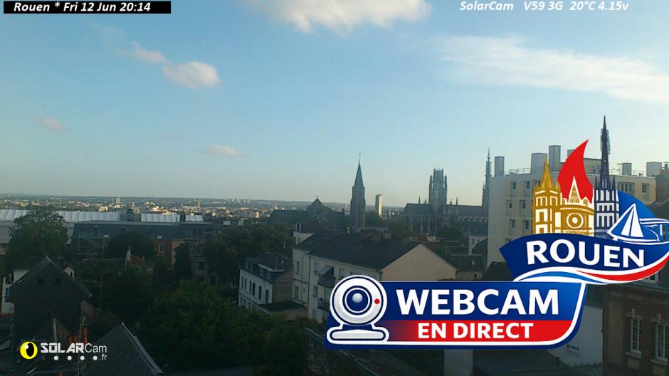 Webcam Rouen fr - solarcam.fr