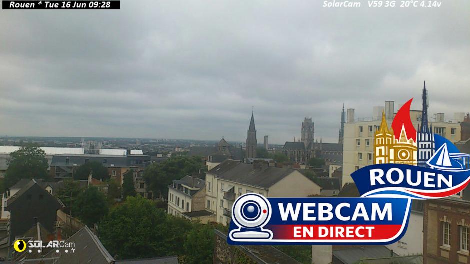 Webcam Rouen fr - solarcam.fr