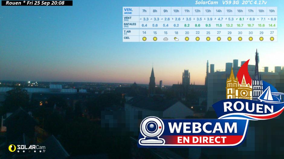 Webcam Rouen fr - solarcam.fr
