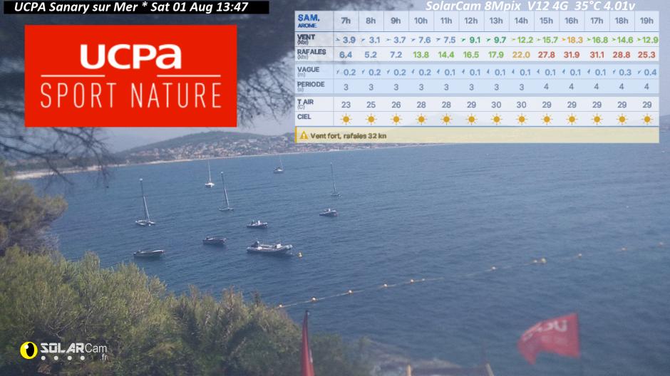 Webcam UCPA Sanary sur Mer fr - solarcam.fr