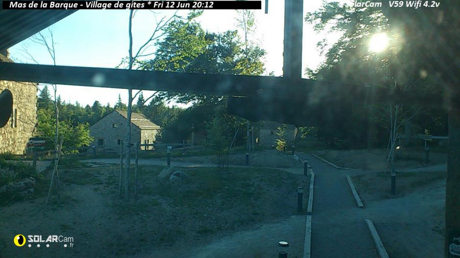 Webcam Mas de la Barque - Village de gites fr - solarcam.fr