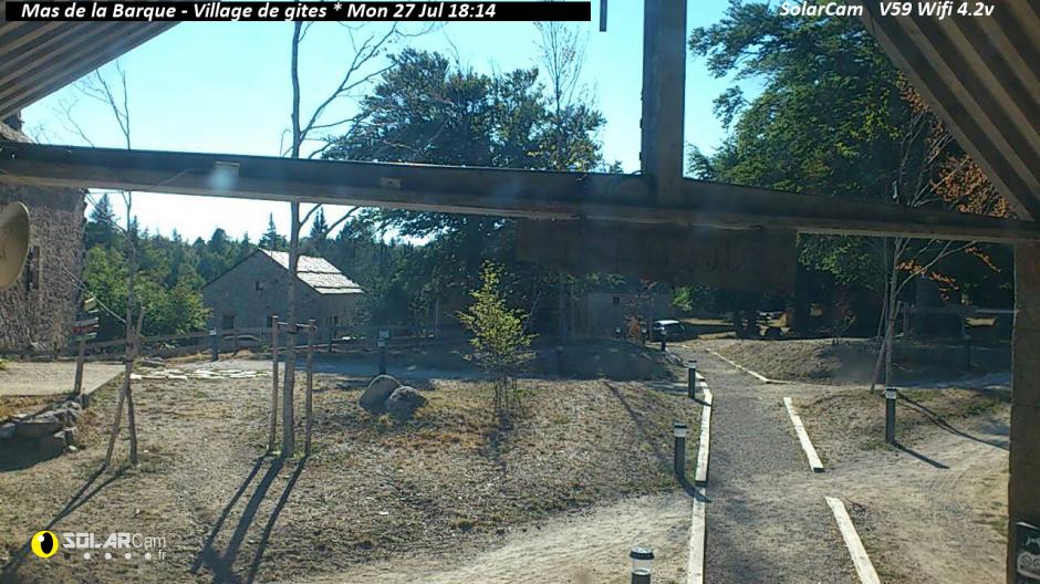 Webcam Mas de la Barque - Village de gites fr - solarcam.fr