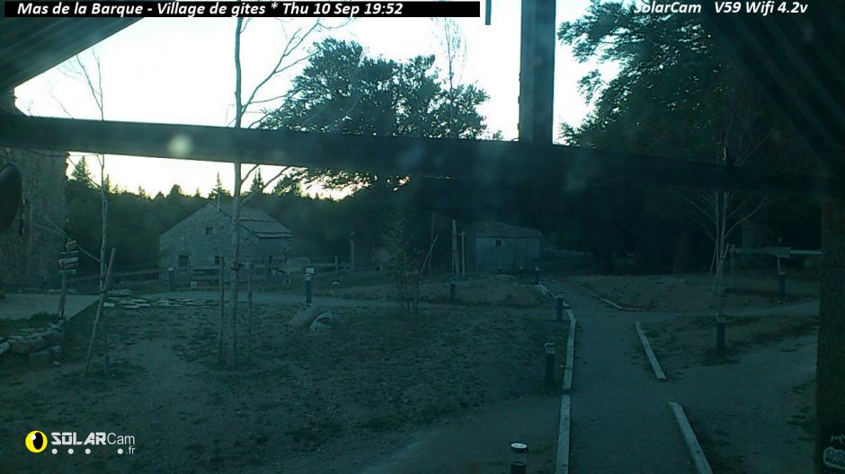 Webcam Mas de la Barque - Village de gites fr - solarcam.fr