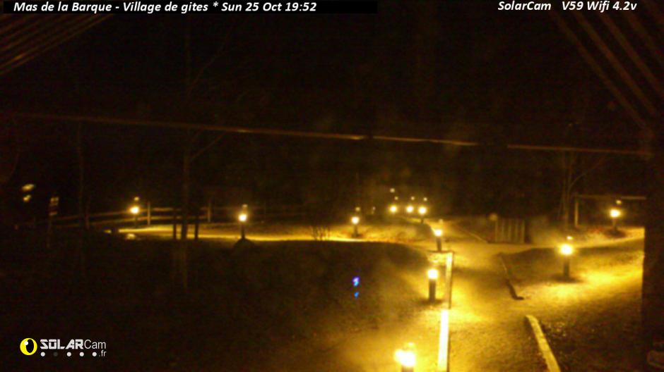 Webcam Mas de la Barque - Village de gites fr - solarcam.fr