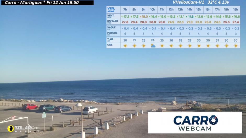 Webcam Carro - Martigues fr - solarcam.fr