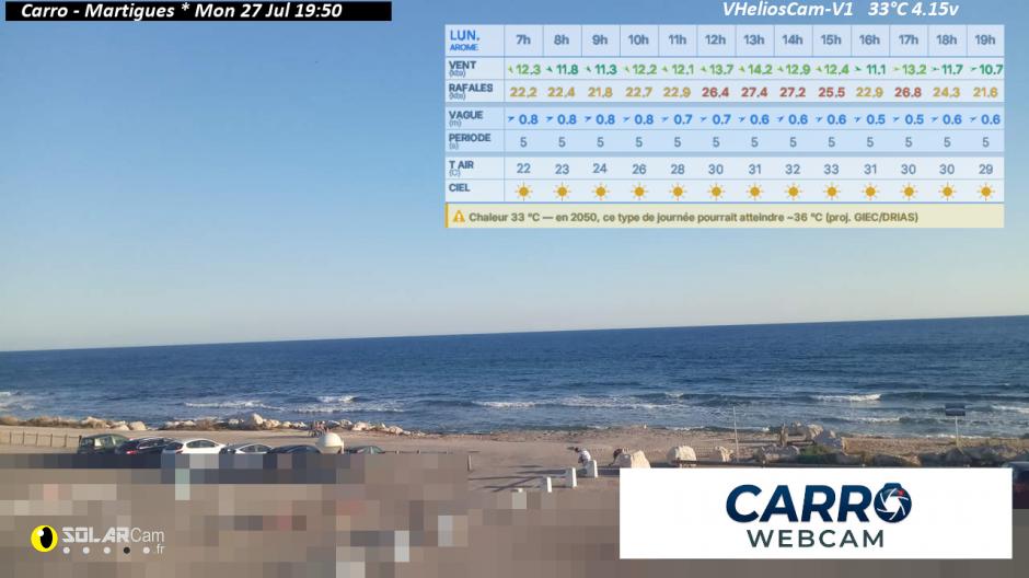 Webcam Carro - Martigues fr - solarcam.fr