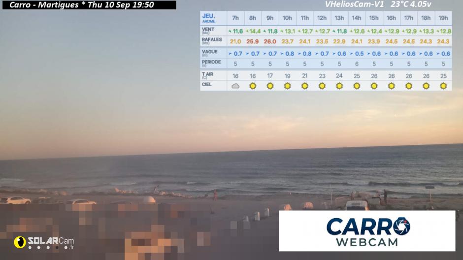 Webcam Carro - Martigues fr - solarcam.fr