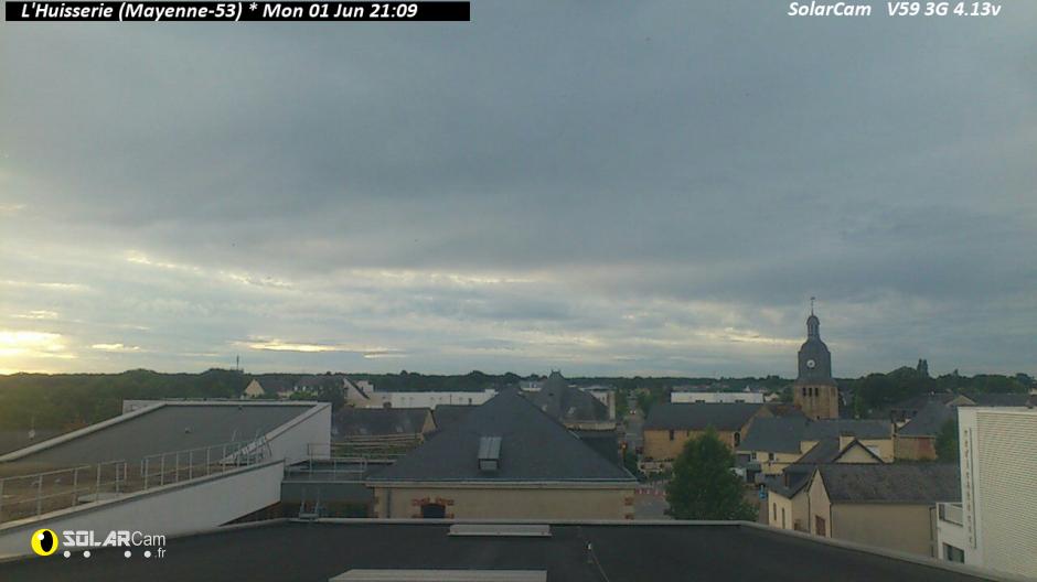 Webcam L'Huisserie (Mayenne-53) fr - solarcam.fr