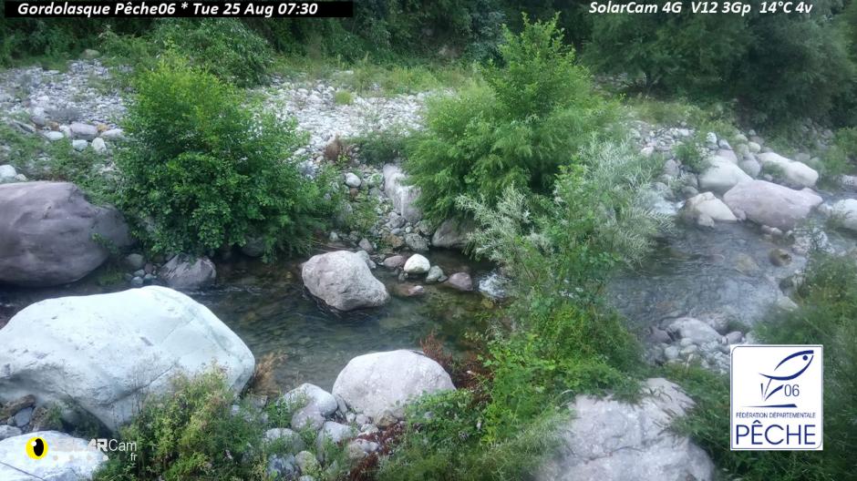 Webcam Gordolasque Pêche06 fr - solarcam.fr