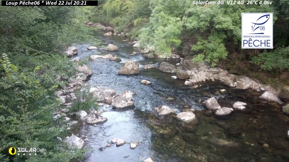 Webcam Loup Pêche06 fr - solarcam.fr