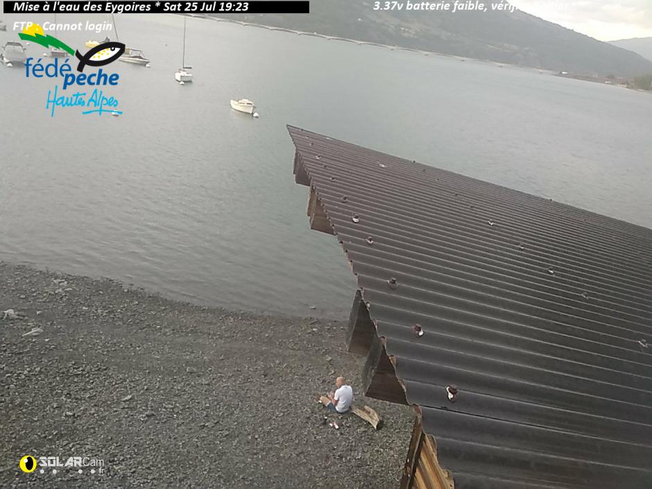 Webcam Mise à l'eau des Eygoires fr - solarcam.fr
