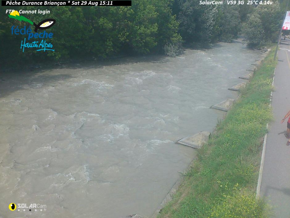 Webcam Pêche Durance Briançon fr - solarcam.fr