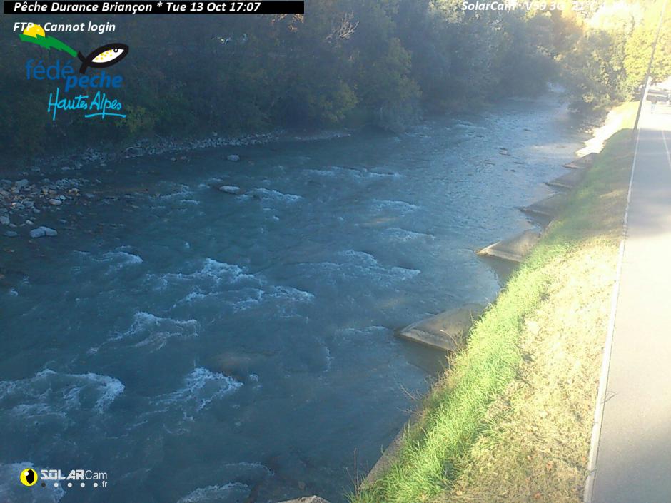 Webcam Pêche Durance Briançon fr - solarcam.fr